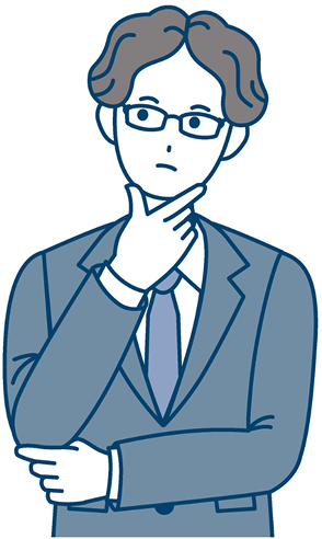 考える男性